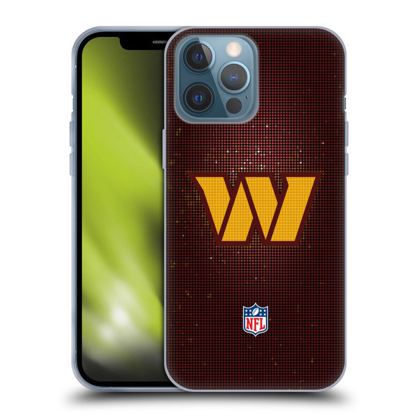 NFL Washington Football Team Artwork LED Soft Gel Case for Apple iPhone 13 Pro Max