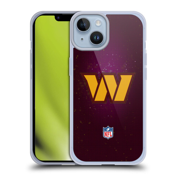 NFL Washington Football Team Artwork LED Soft Gel Case for Apple iPhone 14
