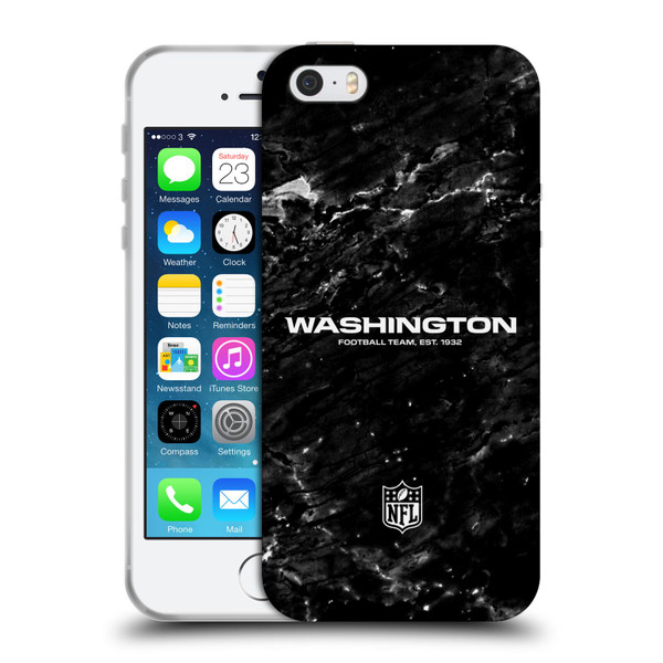 NFL Washington Football Team Artwork Marble Soft Gel Case for Apple iPhone 5 / 5s / iPhone SE 2016