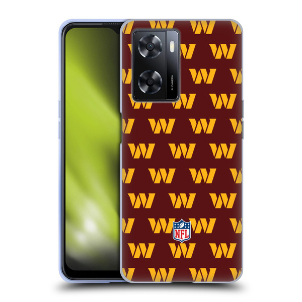 NFL Washington Football Team Artwork Patterns Soft Gel Case for OPPO A57s
