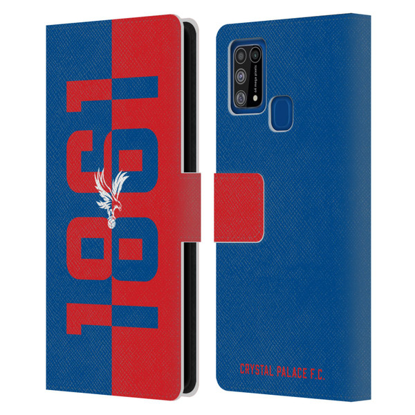 Crystal Palace FC Crest 1861 Leather Book Wallet Case Cover For Samsung Galaxy M31 (2020)