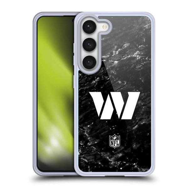 NFL Washington Football Team Artwork Marble Soft Gel Case for Samsung Galaxy S23 5G