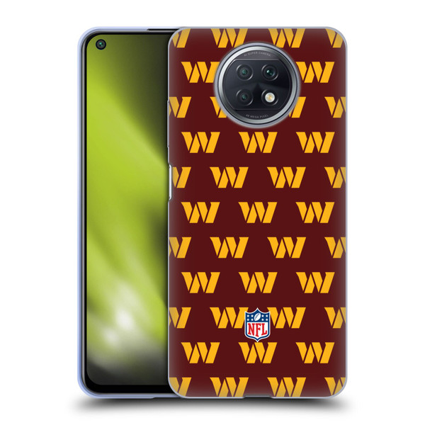 NFL Washington Football Team Artwork Patterns Soft Gel Case for Xiaomi Redmi Note 9T 5G