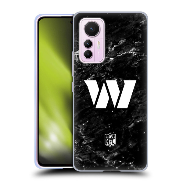 NFL Washington Football Team Artwork Marble Soft Gel Case for Xiaomi 12 Lite