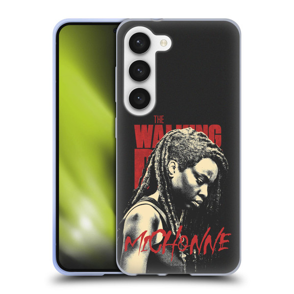 AMC The Walking Dead Season 10 Character Portraits Michonne Soft Gel Case for Samsung Galaxy S23 5G