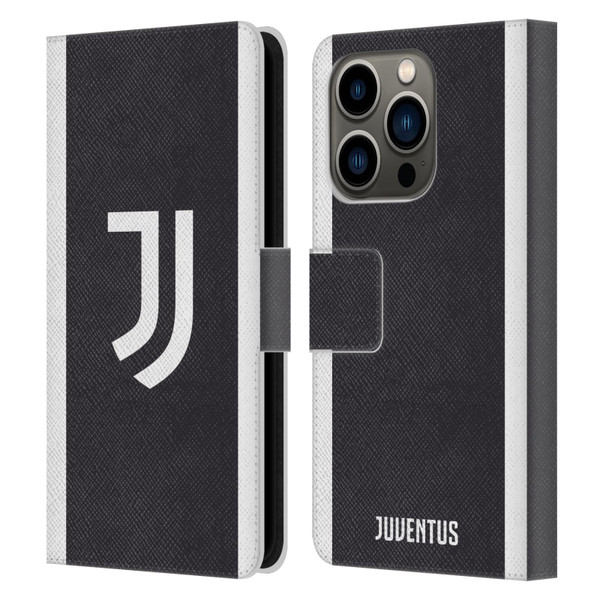 Juventus Football Club 2023/24 Match Kit Third Leather Book Wallet Case Cover For Apple iPhone 14 Pro