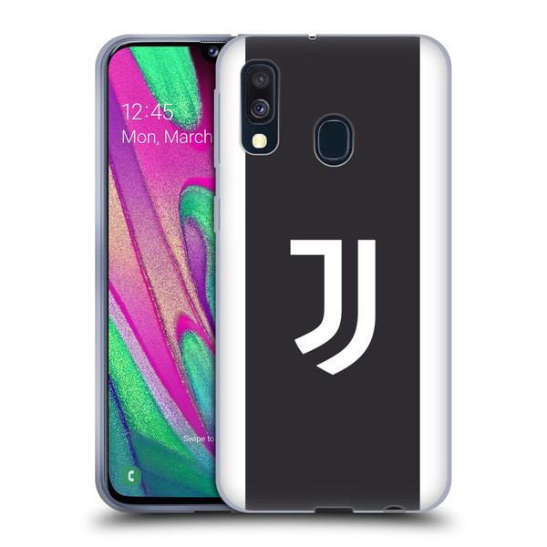 Juventus Football Club 2023/24 Match Kit Third Soft Gel Case for Samsung Galaxy A40 (2019)