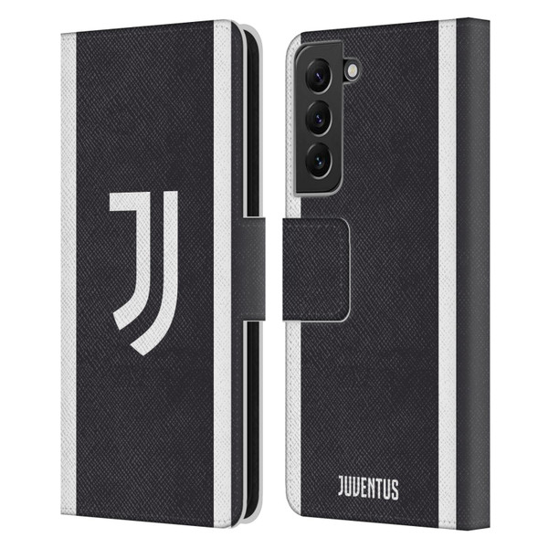 Juventus Football Club 2023/24 Match Kit Third Leather Book Wallet Case Cover For Samsung Galaxy S22+ 5G