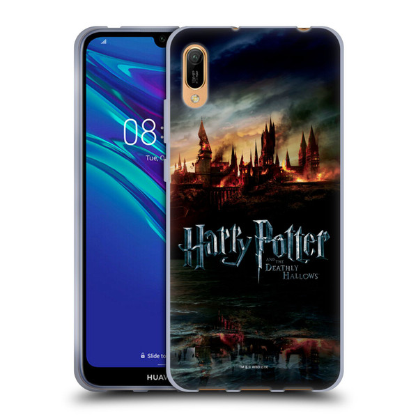 Harry Potter Deathly Hallows VIII Castle Soft Gel Case for Huawei Y6 Pro (2019)