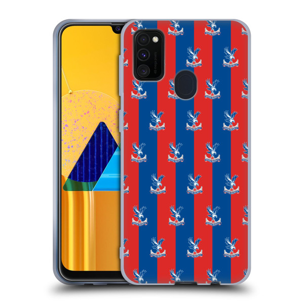 Crystal Palace FC Crest Pattern Soft Gel Case for Samsung Galaxy M30s (2019)/M21 (2020)