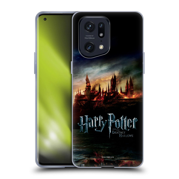 Harry Potter Deathly Hallows VIII Castle Soft Gel Case for OPPO Find X5 Pro