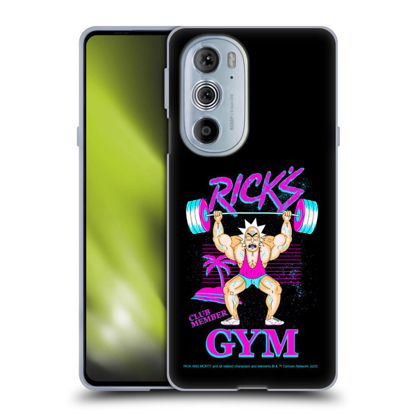 Rick And Morty Season 1 & 2 Graphics Rick's Gym Soft Gel Case for Motorola Edge X30