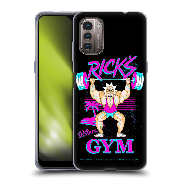 Rick And Morty Season 1 & 2 Graphics Rick's Gym Soft Gel Case for Nokia G11 / G21