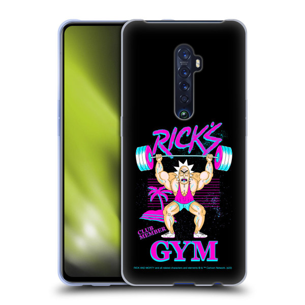 Rick And Morty Season 1 & 2 Graphics Rick's Gym Soft Gel Case for OPPO Reno 2