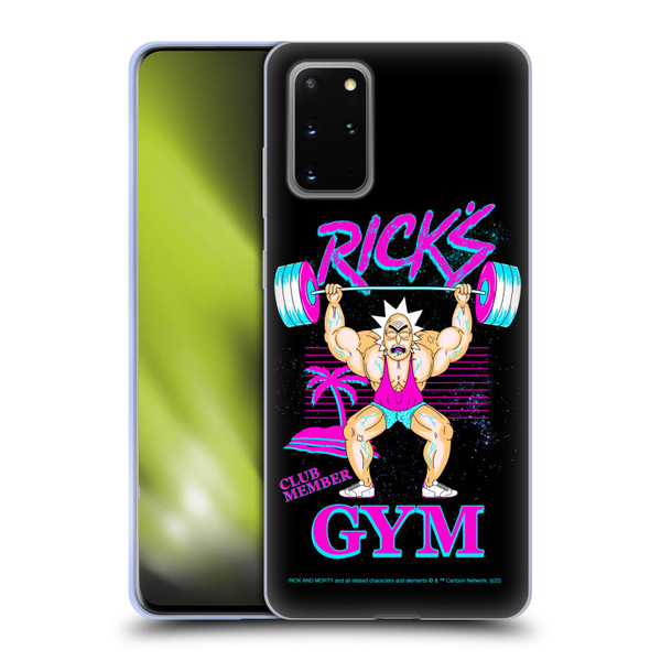 Rick And Morty Season 1 & 2 Graphics Rick's Gym Soft Gel Case for Samsung Galaxy S20+ / S20+ 5G