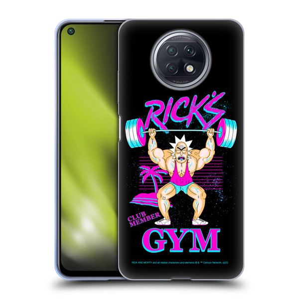 Rick And Morty Season 1 & 2 Graphics Rick's Gym Soft Gel Case for Xiaomi Redmi Note 9T 5G