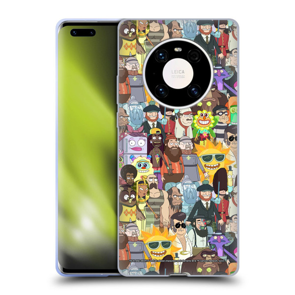 Rick And Morty Season 3 Graphics Parasite Soft Gel Case for Huawei Mate 40 Pro 5G