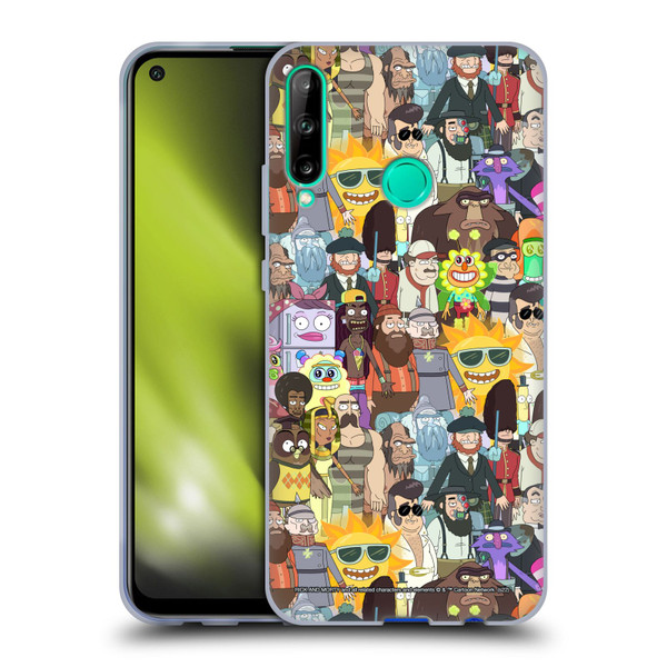Rick And Morty Season 3 Graphics Parasite Soft Gel Case for Huawei P40 lite E