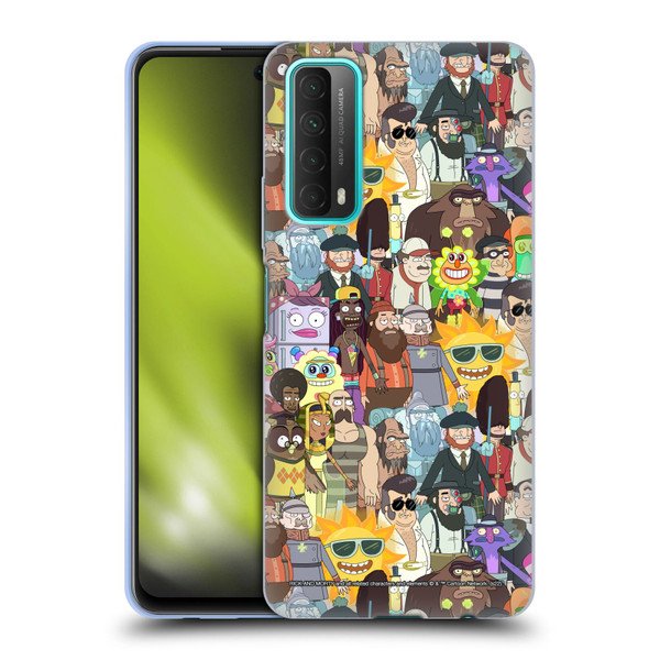 Rick And Morty Season 3 Graphics Parasite Soft Gel Case for Huawei P Smart (2021)