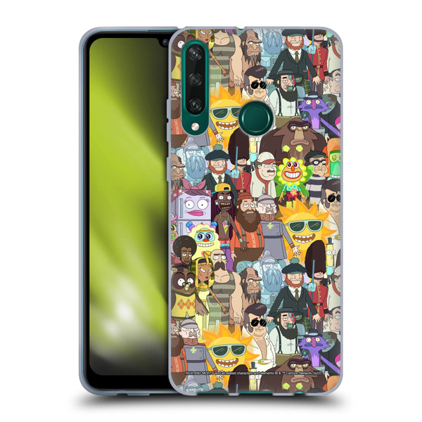 Rick And Morty Season 3 Graphics Parasite Soft Gel Case for Huawei Y6p