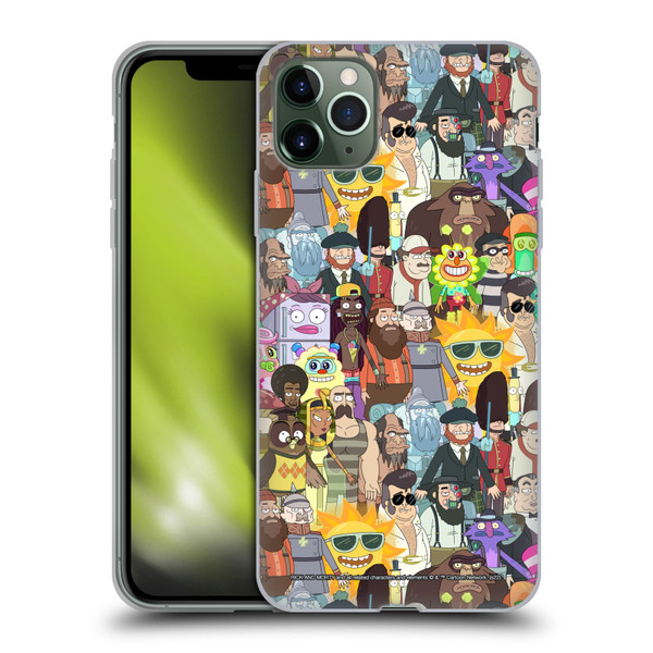Rick And Morty Season 3 Graphics Parasite Soft Gel Case for Apple iPhone 11 Pro Max