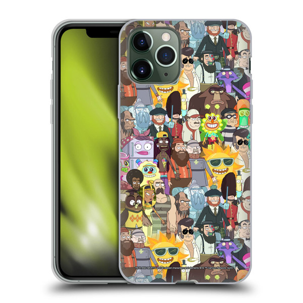Rick And Morty Season 3 Graphics Parasite Soft Gel Case for Apple iPhone 11 Pro