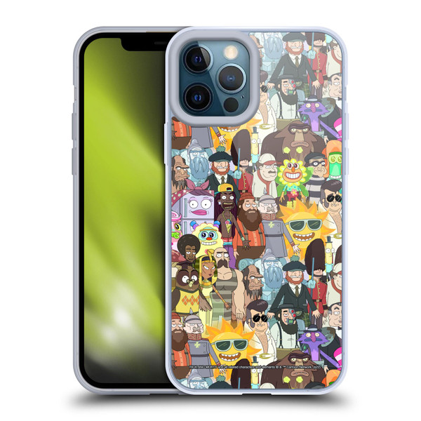 Rick And Morty Season 3 Graphics Parasite Soft Gel Case for Apple iPhone 12 Pro Max & MagSafe