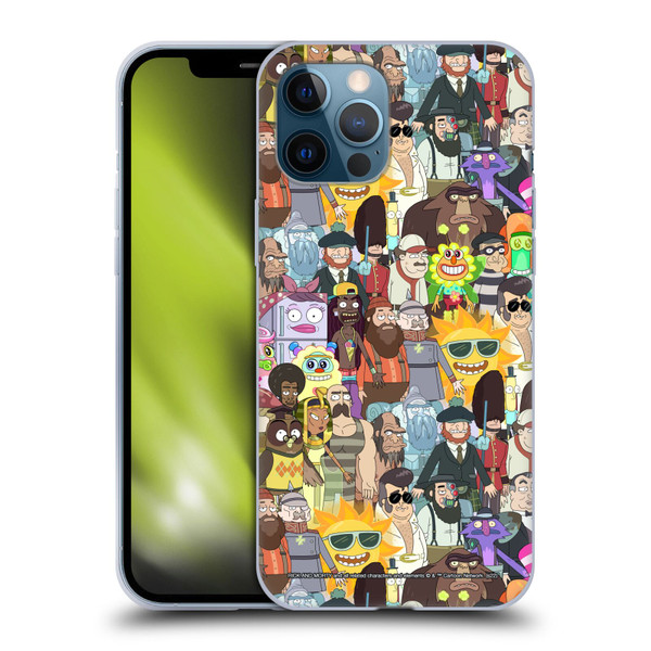 Rick And Morty Season 3 Graphics Parasite Soft Gel Case for Apple iPhone 12 Pro Max