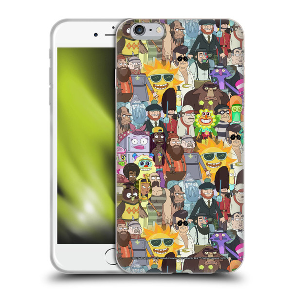 Rick And Morty Season 3 Graphics Parasite Soft Gel Case for Apple iPhone 6 Plus / iPhone 6s Plus