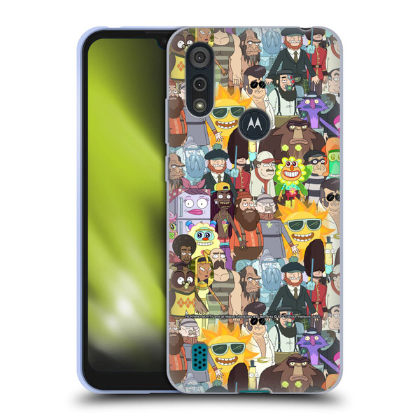 Rick And Morty Season 3 Graphics Parasite Soft Gel Case for Motorola Moto E6s (2020)