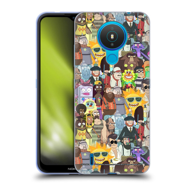 Rick And Morty Season 3 Graphics Parasite Soft Gel Case for Nokia 1.4