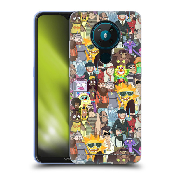 Rick And Morty Season 3 Graphics Parasite Soft Gel Case for Nokia 5.3
