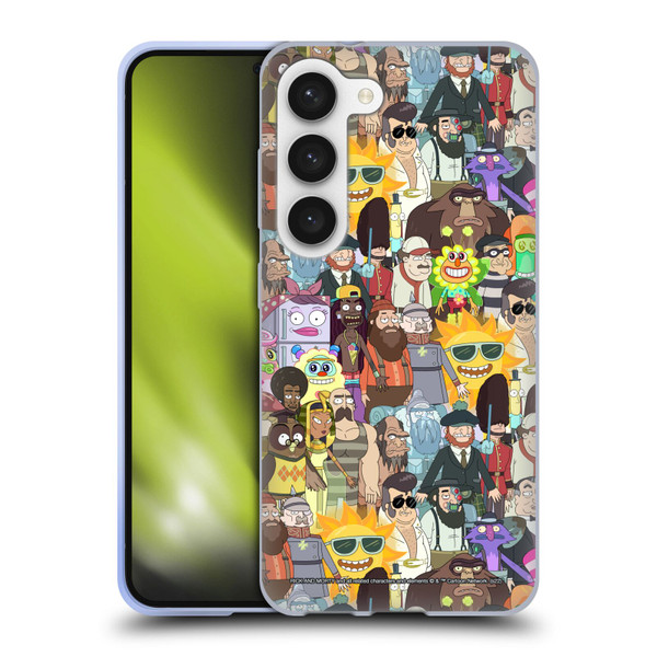 Rick And Morty Season 3 Graphics Parasite Soft Gel Case for Samsung Galaxy S23 5G