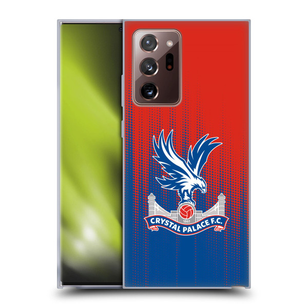 Crystal Palace FC Crest Halftone Soft Gel Case for Samsung Galaxy Note20 Ultra / 5G