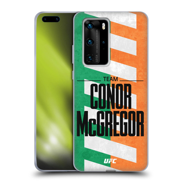 UFC Fighter Team Conor McGregor Flag Soft Gel Case for Huawei P40 Pro / P40 Pro Plus 5G