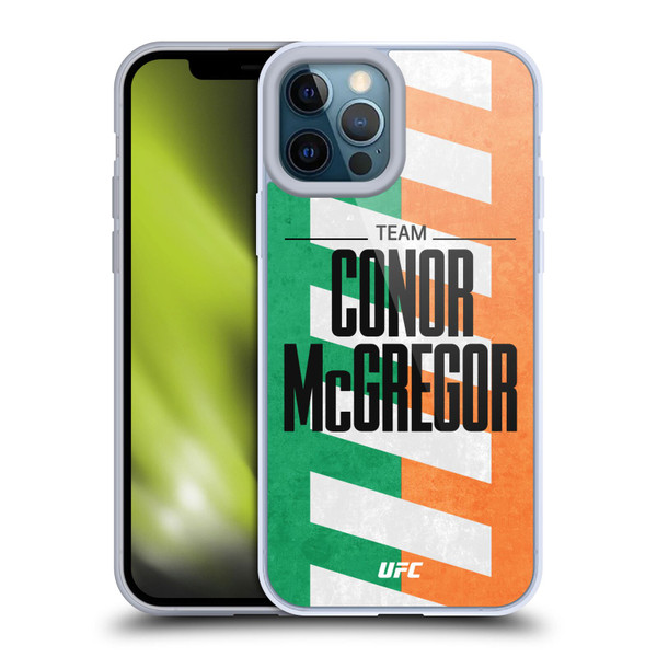 UFC Fighter Team Conor McGregor Flag Soft Gel Case for Apple iPhone 12 Pro Max