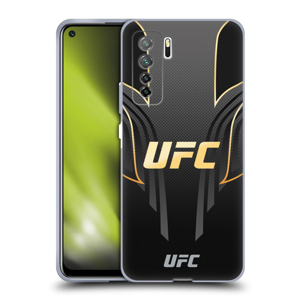 UFC Logo Black Gold Jersey Soft Gel Case for Huawei Nova 7 SE/P40 Lite 5G