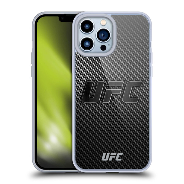 UFC Logo Carbon Fiber Soft Gel Case for Apple iPhone 13 Pro Max UFC Logo Carbon Fiber Soft Gel Case for Apple iPhone 13 Pro Max