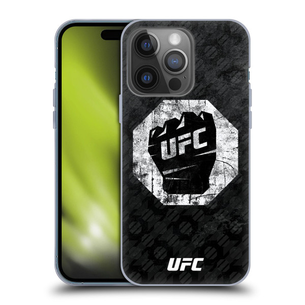 UFC Logo Glove Icon Soft Gel Case for Apple iPhone 14 Pro