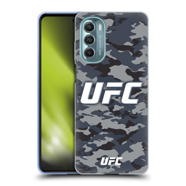 UFC Logo Camouflage Soft Gel Case for Motorola Moto G Stylus 5G (2022)