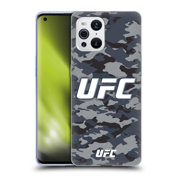 UFC Logo Camouflage Soft Gel Case for OPPO Find X3 / Pro