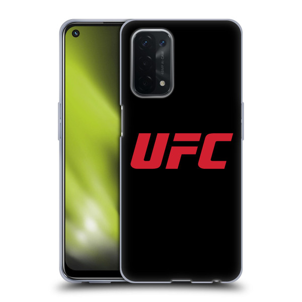 UFC Logo Black Red Soft Gel Case for OPPO A54 5G