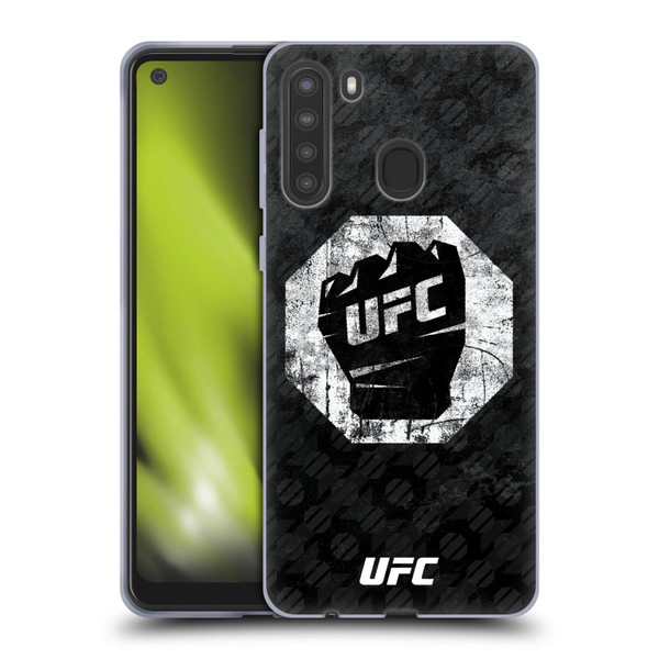UFC Logo Glove Icon Soft Gel Case for Samsung Galaxy A21 (2020)