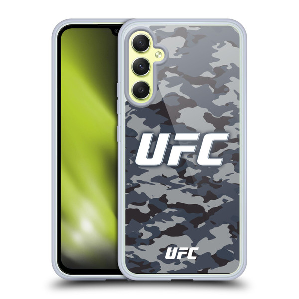 UFC Logo Camouflage Soft Gel Case for Samsung Galaxy A34 5G