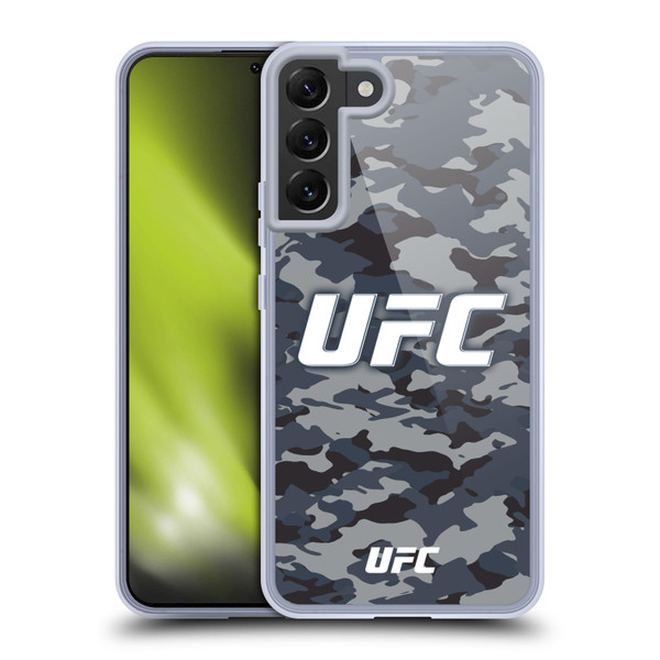 UFC Logo Camouflage Soft Gel Case for Samsung Galaxy S22+ 5G