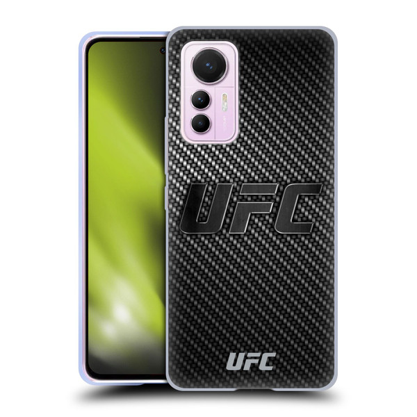 UFC Logo Carbon Fiber Soft Gel Case for Xiaomi 12 Lite