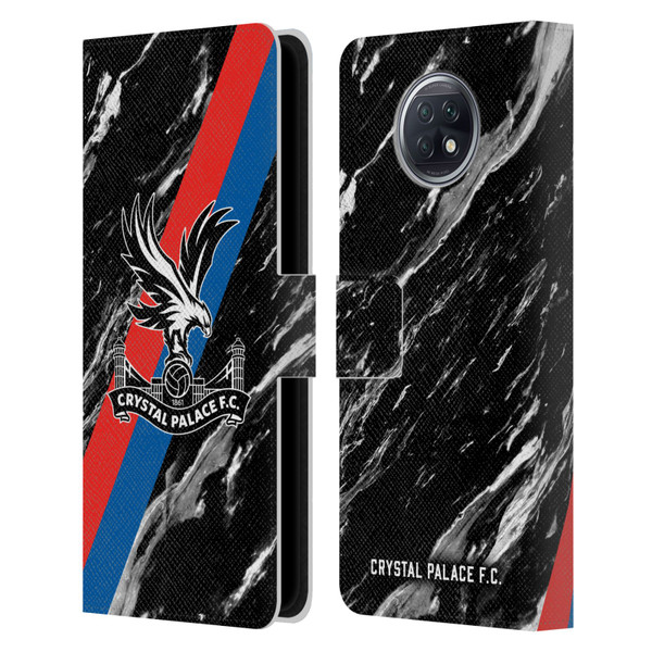 Crystal Palace FC Crest Black Marble Leather Book Wallet Case Cover For Xiaomi Redmi Note 9T 5G
