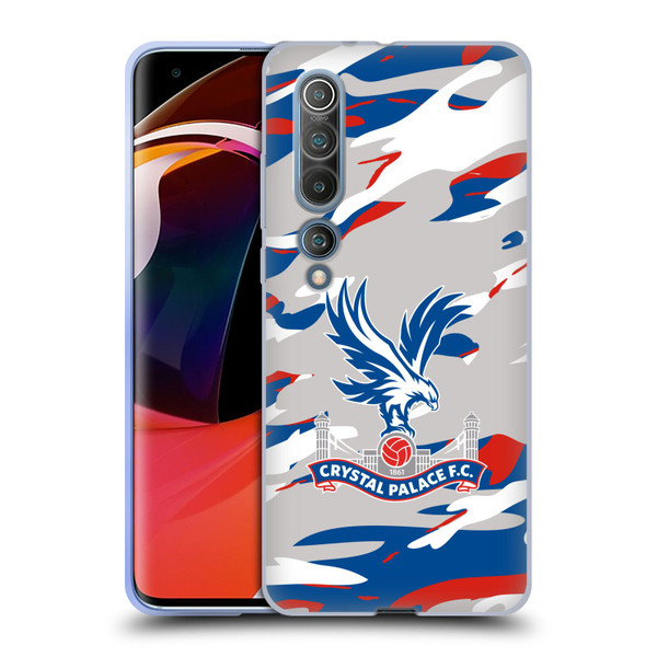Crystal Palace FC Crest Camouflage Soft Gel Case for Xiaomi Mi 10 5G / Mi 10 Pro 5G