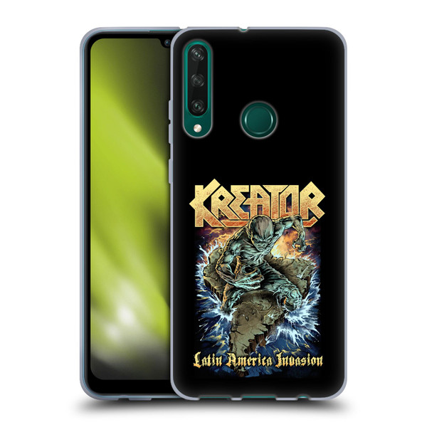 Kreator Poster Latin America Invasion Soft Gel Case for Huawei Y6p