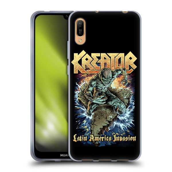 Kreator Poster Latin America Invasion Soft Gel Case for Huawei Y6 Pro (2019)